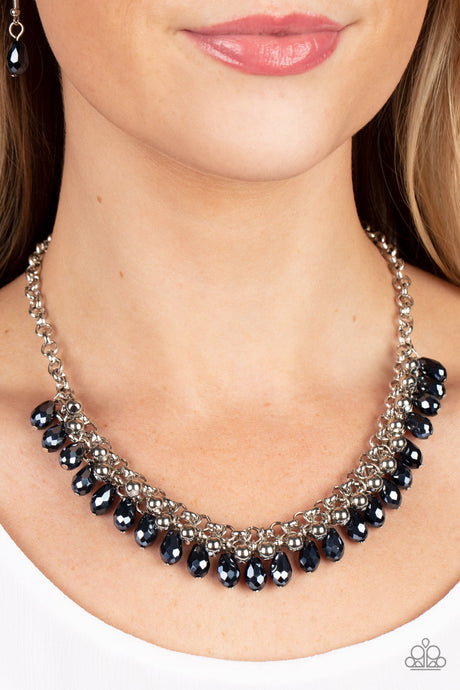 Paparazzi ~ Metro Monarchy ~ Blue Necklace Set