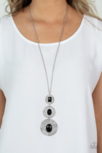 Load image into Gallery viewer, Paparazzi ~ Talisman Trendsetter ~ Black Necklace Set