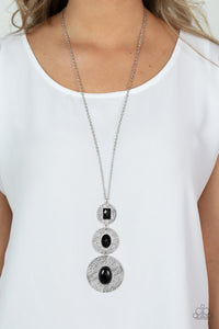 Paparazzi ~ Talisman Trendsetter ~ Black Necklace Set
