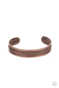 Paparazzi ~ Urban Expedition ~ Men's Copper Cuff Bracelet