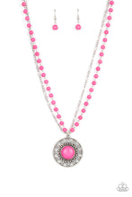 Load image into Gallery viewer, Paparazzi ~ Sahara Suburb ~ Pink Necklace Set