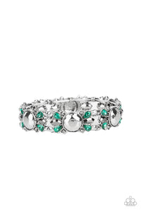 Paparazzi ~ Definitively Diva ~ Green Bracelet