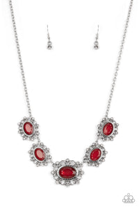 Paparazzi ~ Meadow Wedding ~ Red Necklace Set