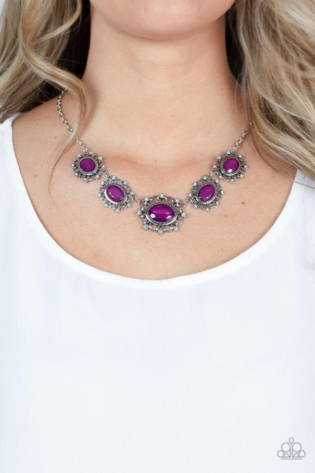 Paparazzi ~ Meadow Wedding ~ Purple Necklace Set