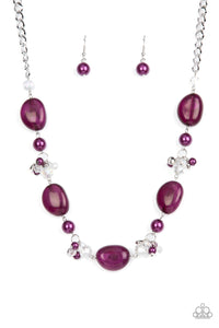 Paparazzi ~ The Top TENACIOUS ~ Purple Necklace Set