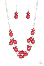 Load image into Gallery viewer, Paparazzi ~ Botanical Banquet ~ Red Necklace Set