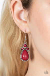 Paparazzi ~ Botanical Banquet ~ Red Necklace Set