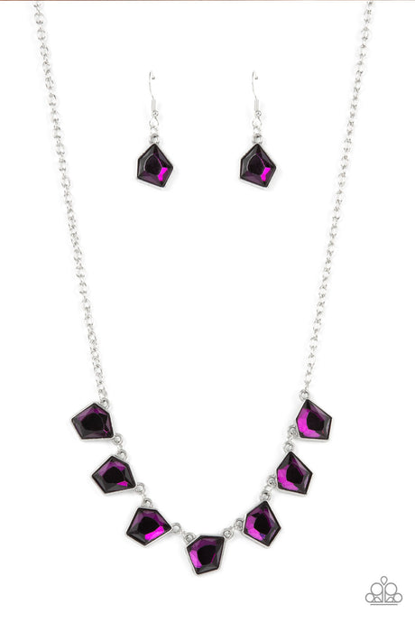 Paparazzi ~ Experimental Edge ~ Purple Necklace Set