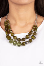 Load image into Gallery viewer, Paparazzi ~ Pina Colada Paradise ~ Green Necklace Set