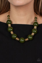 Load image into Gallery viewer, Paparazzi ~ Race to the POP ~ Green Necklace Set