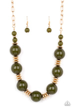 Load image into Gallery viewer, Paparazzi ~ Race to the POP ~ Green Necklace Set