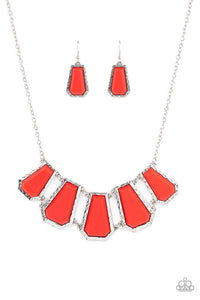 Paparazzi ~ Stellar Heiress ~ Red Necklace Set