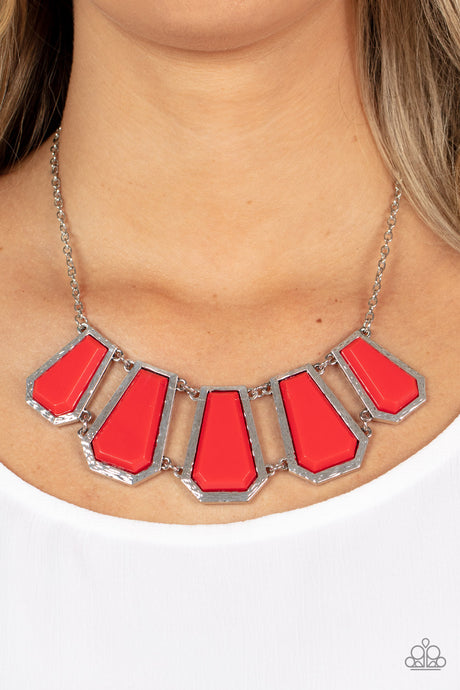 Paparazzi ~ Stellar Heiress ~ Red Necklace Set