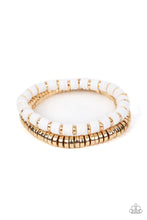 Load image into Gallery viewer, Paparazzi ~ Catalina Marina ~ White Bracelet