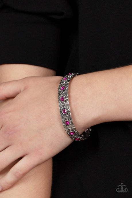 Paparazzi ~ Venetian Valentine ~ Pink Bracelet with Stretchy Bands