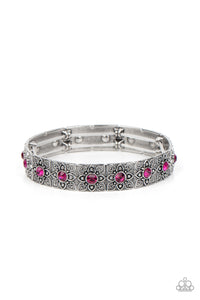 Paparazzi ~ Venetian Valentine ~ Pink Bracelet with Stretchy Bands