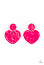 Load image into Gallery viewer, Paparazzi ~ Just a Little Crush ~ Pink Post Earrings
