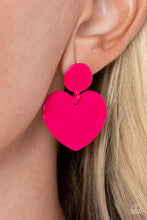 Load image into Gallery viewer, Paparazzi ~ Just a Little Crush ~ Pink Post Earrings