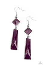 Load image into Gallery viewer, Paparazzi ~ Hollywood Harmony ~ Purple Earrings