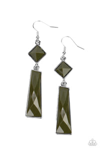 Paparazzi ~ Hollywood Harmony ~ Green Earrings