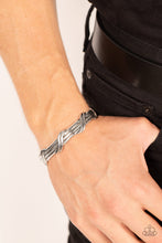 Load image into Gallery viewer, Paparazzi ~ Last Man Standing ~ Men&#39;s Silver Cuff Bracelet