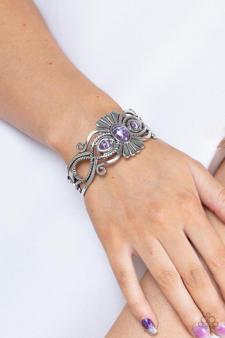 Paparazzi ~ Rural Rumination ~ Purple Cuff Bracelet