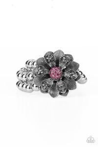 Paparazzi ~ Botanical Bravado ~ Pink Bracelet