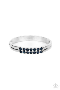 Paparazzi ~ Doubled Down Dazzle ~ Blue Bracelet
