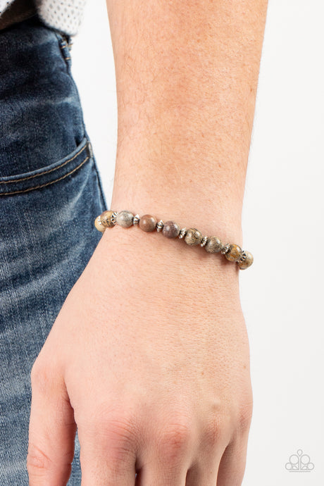 Paparazzi ~ Keep The Peace ~ Silver Urban Bracelet