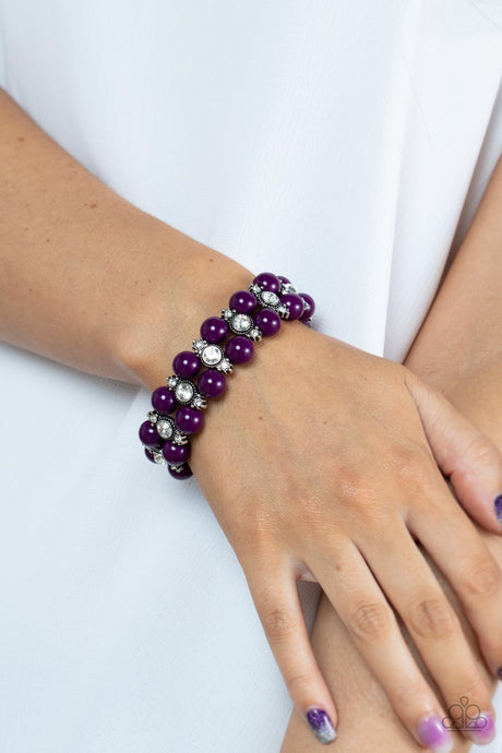 Paparazzi ~ Starlight Reflection ~ Purple Bracelet