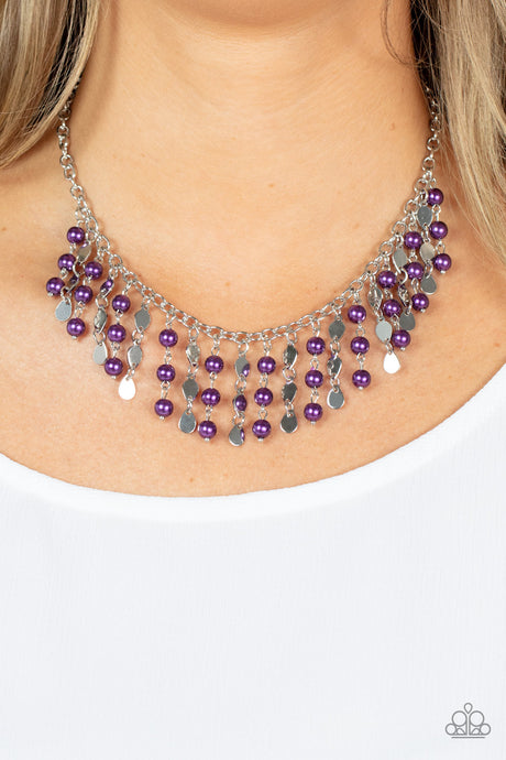 Paparazzi ~ Wall Street Stylist ~ Purple Necklace Set
