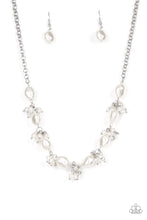 Load image into Gallery viewer, Paparazzi ~ Rolling with the BRUNCHES ~ White Pearl Necklace Set