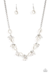 Paparazzi ~ Rolling with the BRUNCHES ~ White Pearl Necklace Set