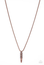 Load image into Gallery viewer, Paparazzi ~ Highland Hunter ~ Men&#39;s Copper Urban Necklace