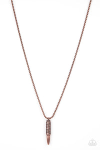 Paparazzi ~ Highland Hunter ~ Men's Copper Urban Necklace