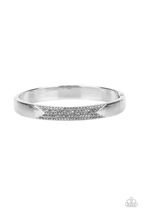 Paparazzi ~ Radiant Edge ~ Silver Bangle-Like Bracelet