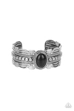 Load image into Gallery viewer, Paparazzi ~ Desert Stroll ~ Black Cuff Bracelet