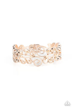 Load image into Gallery viewer, Paparazzi ~ Dressed to FRILL ~ Rose Gold Bracelet with Hinged Closure