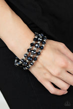 Load image into Gallery viewer, Paparazzi ~ Eiffel Tower Tryst ~ Blue Bracelet