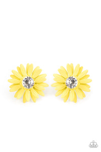 Paparazzi ~ Sunshiny DAIS-y ~ Yellow Post Earrings