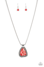 Load image into Gallery viewer, Paparazzi ~ Artisan Adventure ~ Red Necklace Set