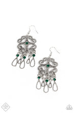 Load image into Gallery viewer, Paparazzi ~ Majestic Makeover ~ Green Earrings (Fashion Fix Exclusive)