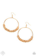 Load image into Gallery viewer, Paparazzi ~ Retro Ringleader ~ Gold Earrings (Fashion Fix Exclusive)