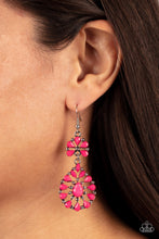 Load image into Gallery viewer, Paparazzi ~ Posh Palooza ~ Pink Earrings