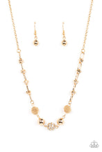 Load image into Gallery viewer, Paparazzi ~ Taunting Twinkle ~ Gold Necklace Set