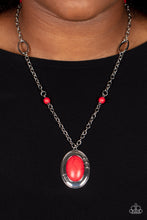 Load image into Gallery viewer, Paparazzi ~ Mojave Meditation ~ Red Necklace Set
