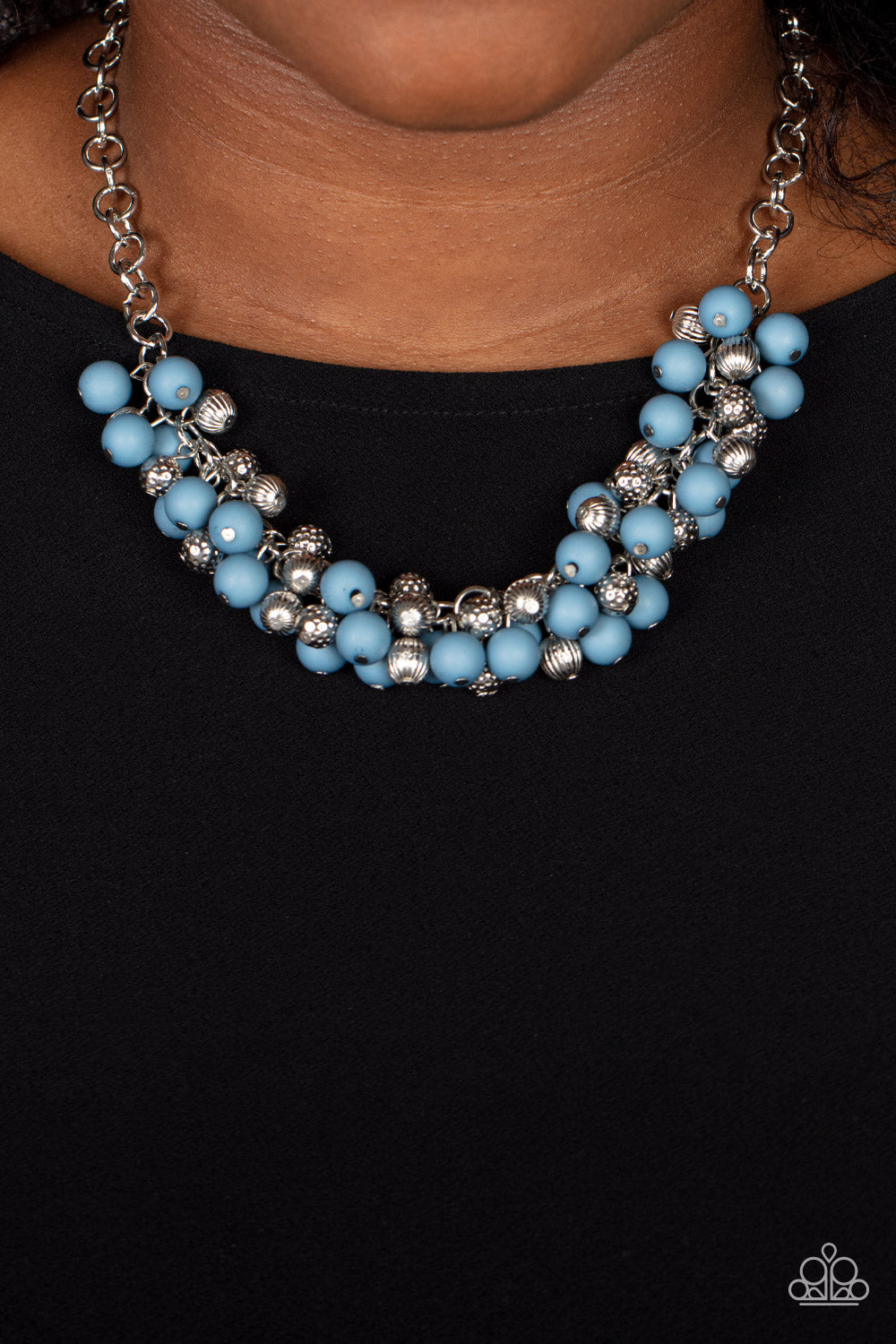 Paparazzi ~ Party Procession ~ Blue Necklace Set