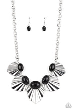 Load image into Gallery viewer, Paparazzi ~ Fearlessly Ferocious ~ Black Necklace Set