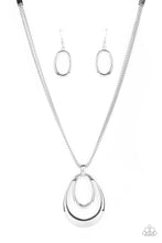 Load image into Gallery viewer, Paparazzi ~ Suburban Storm ~ Silver Necklace Set