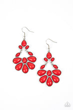 Load image into Gallery viewer, Paparazzi ~ Colorfully Canopy ~ Red Earrings